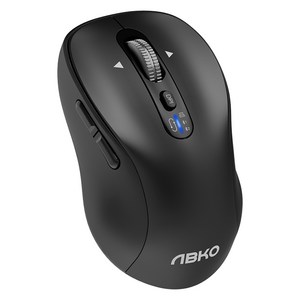 앱코 저소음 인피니트 휠 틸트 블루투스 무선 마우스