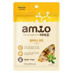 아미오 강아지 헬씨믹스 트릿 장, 혼합맛(고구마/호박), 100g, 1개