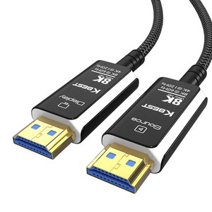 케이베스트 HDMI 2.1 광 케이블 AOC Pemium 8K, 1개, 5m