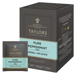 테일러스오브헤로게이트 퓨어 페퍼민트 허브차 티백