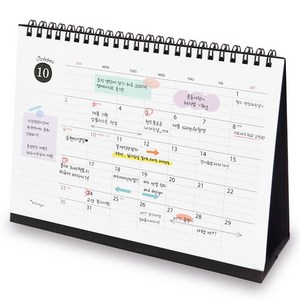 아이씨엘 Scheduler Desk Calendar 라지 2025, 혼합색상, 1개