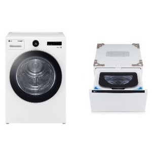 LG전자 트롬 오브제컬렉션 건조기 + 미니워시 세트 RD20WNAX 20kg + 4kg 방문설치