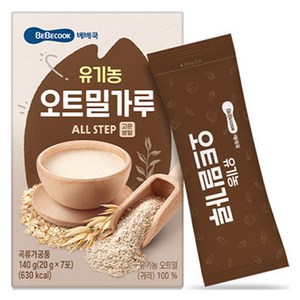 베베쿡 유기농 오트밀가루, 140g, 1개