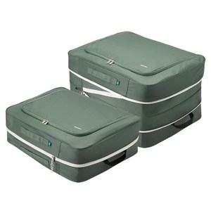 브랜든 2세대 부피순삭 의류 이불 다용도 대형 압축 파우치 2매세트