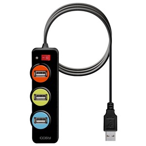 코시 USB 4포트 허브 유전원 멀티포트