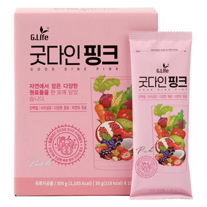 지라이프 굿다인 핑크 곡류가공품 10p, 300g, 1개