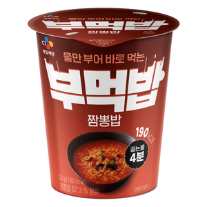 CJ제일제당 부먹밥 짬뽕밥, 1개, 52g