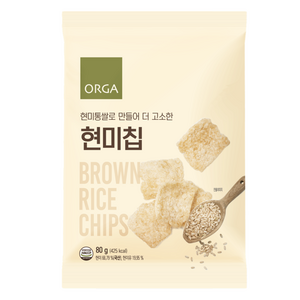 올가홀푸드 현미칩, 80g, 1개