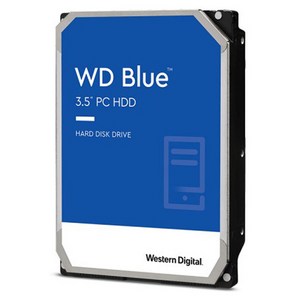 WD BLUE 하드디스크 3.5인치 내장HDD, 8TB, WD80EAAZ