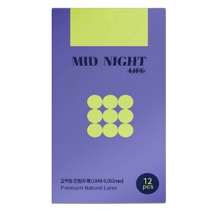 MDNT 미드나잇 라이프 콘돔, 12개입, 1개