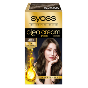사이오스 올레오 크림 염모제, 3A노블애쉬, 1개