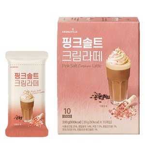 아로마빌커피 핑크솔트 크림라떼
