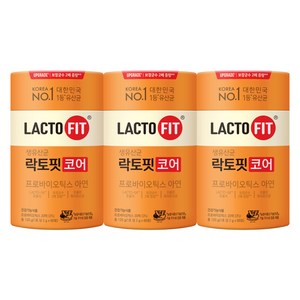 락토핏 종근당건강 코어 유산균 60p, 120g, 3개