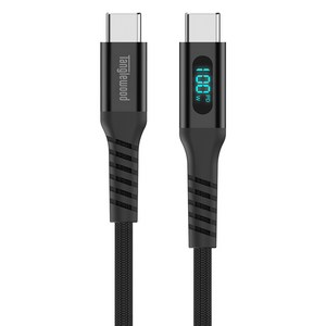 탱글우드 초고속 충전 지원 C타입-C타입 LED 전력표시 케이블 100W