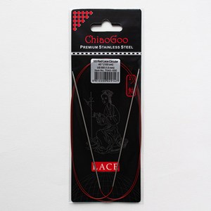 치아오구 SS 레드 레이스 줄바늘 100cm 7040-000, 1개
