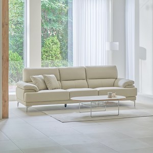 레이디가구 끌레망 천연소가죽 면피 4인용 소파 방문설치