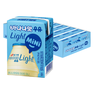 바나나맛우유 Light MiNi, 120ml, 24개