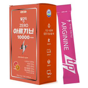 닥터스원 힐링티 아르기닌 10000 자몽레몬맛 ZERO 15포, 180g, 1개