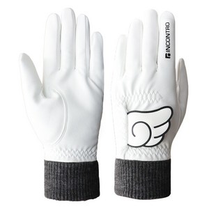 인콘트로 남성용 엔젤 컬러 겨울용 골프장갑 양손용, 25호, 소프트화이트, 1세트