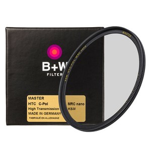 슈나이더크로이츠나흐 B+W MASTER MRC nano KASEMANN CPL 필터 62mm, 1개