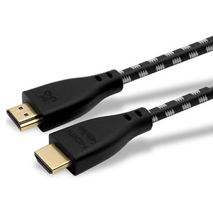 케이블메이트 HDMI 2.1 블랙 메쉬 8K 케이블, 1개, 7m