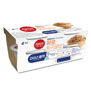 햇반 파로 통곡물밥, 190g, 4개