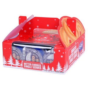 DANCAKE 버터쿠키 싱글서브 크리스마스 패키지 18p, 324g, 1개