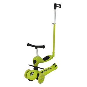 알파카 아동용 퍼스트 4in1 킥보드, 그린, 23.5 x 59 ..., 1개