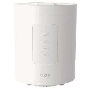 르젠 스팀 가열식 가습기 2L, LZHD-200Y, 스노우화이트