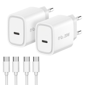 아이히트코리아 PD C타입 1포트 초고속 충전기 20W + C타입 to C타입 고속케이블 25W 세트