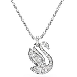 스와로브스키 여성용 Swan 로듐 목걸이 XS 5647872 + 쇼핑백 + 메시지카드 + 품질보증서 백화점A/S