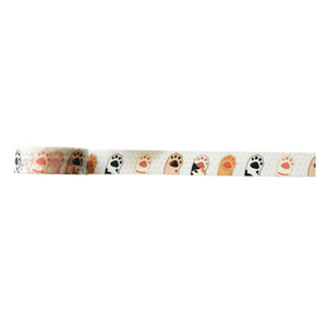 특별한상점 DIY 다이어리꾸미기 테이프스티커 15mm x 5m, 고양이 발, 1개