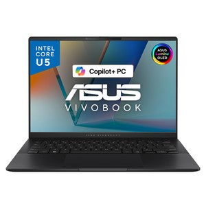 에이수스 VivoBook 뉴트럴 블랙 약 14인에 해당함, 코어Ultra5, 512GB, 16GB, WIN11 Home, 2024.11