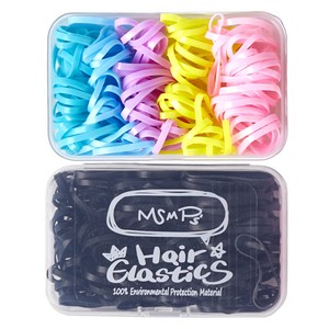 심플리앤 고탄력 간편보관 머리고무줄 300p