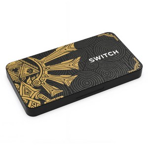 닌텐도 스위치 타이틀 게임카드 칩 위치 케이스 24칸, 블랙 + 골드, 1개