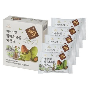 마이노멀 저당 아몬드 말차 초코볼 5p, 150g, 1개