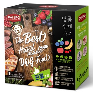 데이스포 전연령 강아지 명품 수제 소프트사료 10p, 과일, 1kg, 1개