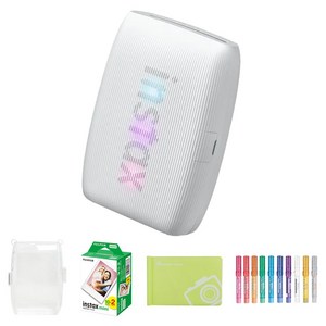 인스탁스 미니링크 3 클레이 화이트 + 미니필름 2p + 투명케이스 + 오리진미니앨범 + 미피펜 세트 FI033W