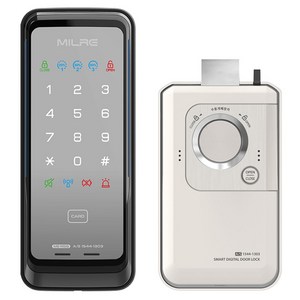 밀레시스텍 스마트 보조키 도어락