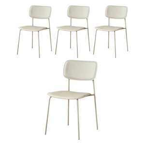 레아 인테리어 식탁의자 4P세트 방문설치, 그레이, 4개