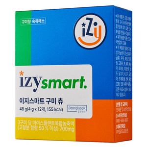 동국제약 숙취해소제 이지스마트 구미 츄 12p, 1개, 48g