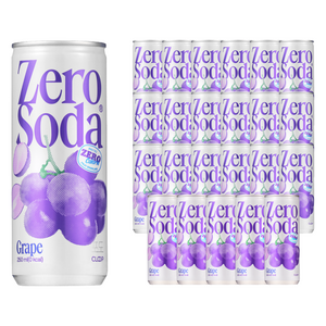 클룹 제로소다 포도, 250ml, 24개