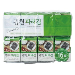 광천 파래김 4g 16봉, 64g, 1개