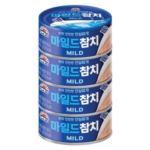 사조참치 마일드, 85g, 4개