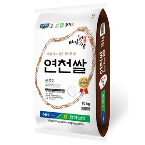 농협 연천 경기미 연진 연천쌀, 10kg, 특등급, 1개