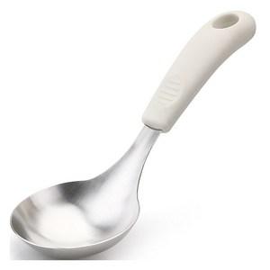 뉴비아 스테인리스 304 미니 국자, 22 x 8 x 2..., 아이보리, 1개