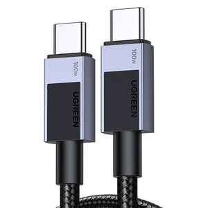 유그린 C타입-C타입 프리미엄 100W PD 고속충전 케이블