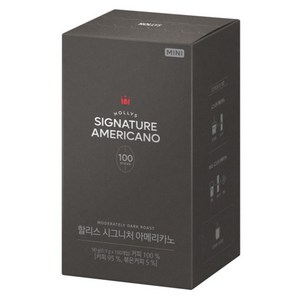 할리스 시그니처 아메리카노 다크 원두커피스틱, 900mg, 100개입, 1개