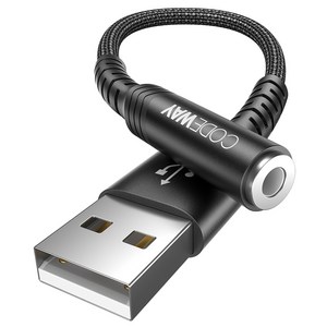 코드웨이 USB A타입 4극 사운드카드 외장형