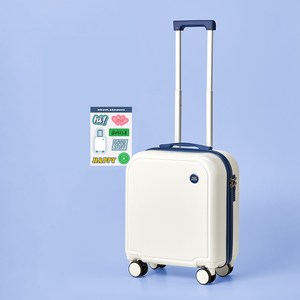 모던하우스 ON minianimi 캐롯 기내용 캐리어 + 스티커 세트 18인치